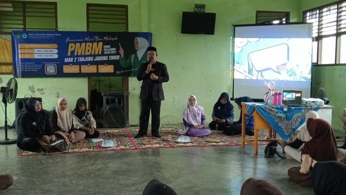 Perkuat Sinergi, Kepala MAN 2 Tanjung Jabung Timur Pimpin Langsung Sosialisasi PMBM ke MTsN 1 Tanjabtimur