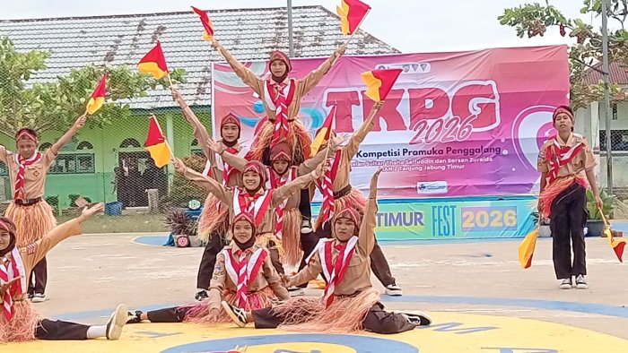Kreativitas Tanpa Batas, TKPG Dance Semaphore MAN 2 Tanjab Timur Sukses Digelar