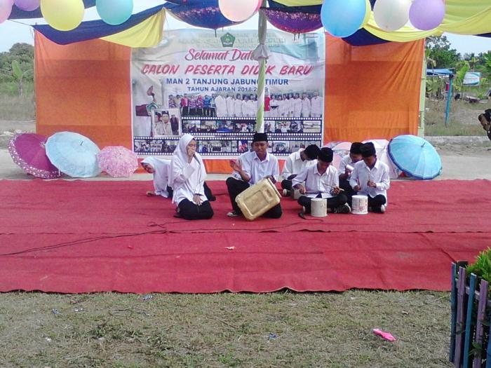 Penutupan MATSAMA MAN 2 Tanjung Jabung Timur dimeriahkan dengan Pentas Seni Oleh Siswa/i Baru Tahun 2018