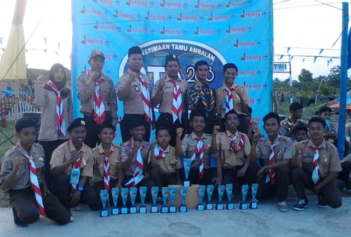 Gerakan Pramuka MAN 2 Tanjabtimur sukses melaksanakan Penerimaan Tamu Ambalan 2018