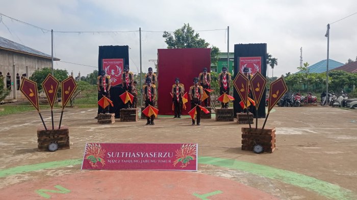 Pramuka MAN 2 Tanjabtimur Ikuti Lomba Semaphore Dance Competition (SDANCO) Online Nasional 2025