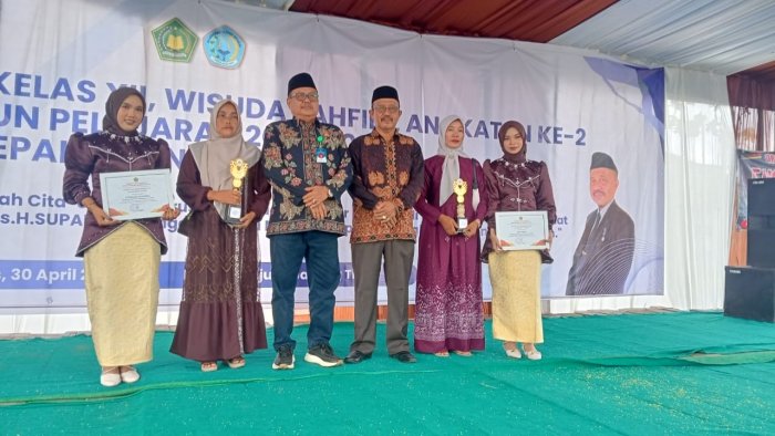 Gemilang Prestasi: Mulyana dan Fatimah Azzahra Dinobatkan sebagai Siswa Terbaik MAN 2 Tanjung Jabung Timur