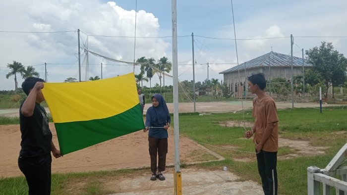 Manfaatkan Hari Libur untuk Latihan Demi Sukseskan Upacara Hari Senin