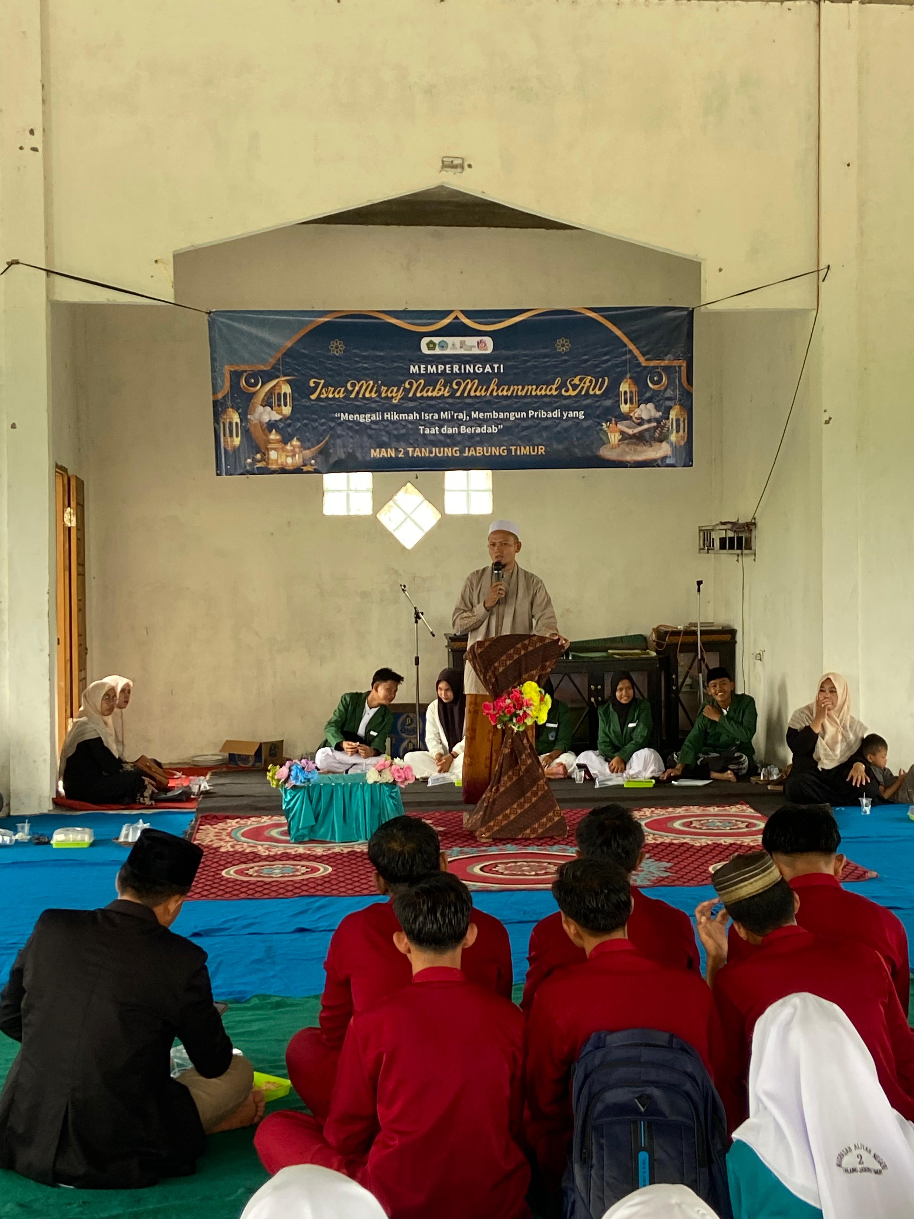 MAN 2 Tanjabtim Gelar Israâ€™ Miâ€™raj Nabi Muhammad SAW