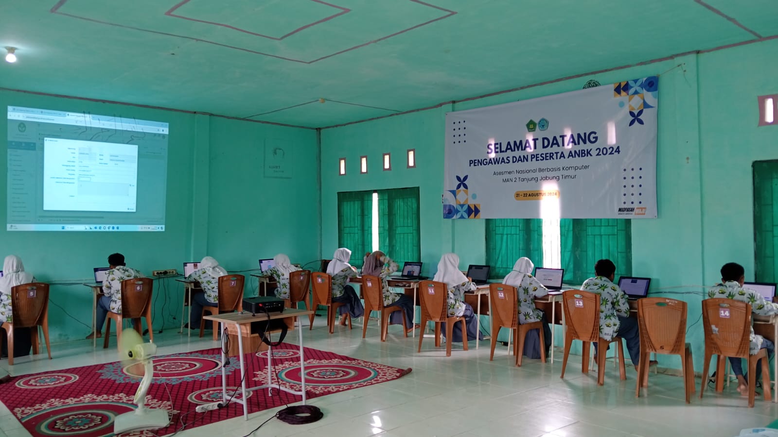 MAN 2 Tanjabtim sukses gelar ANBK