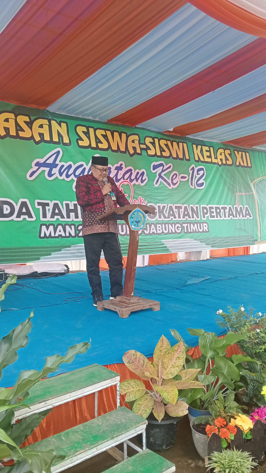Ka.Kemenag Tanjung Jabung Timur Hadiri Pelepasan Siswa Kelas XII MAN 2 Tanjung Jabung Timur
