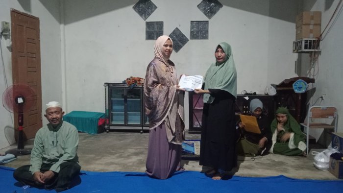 Sinergi Civitas Akademika, Pembina OSIM MAN 2 Tanjab Timur Serahkan Donasi Pembangunan Mushollah