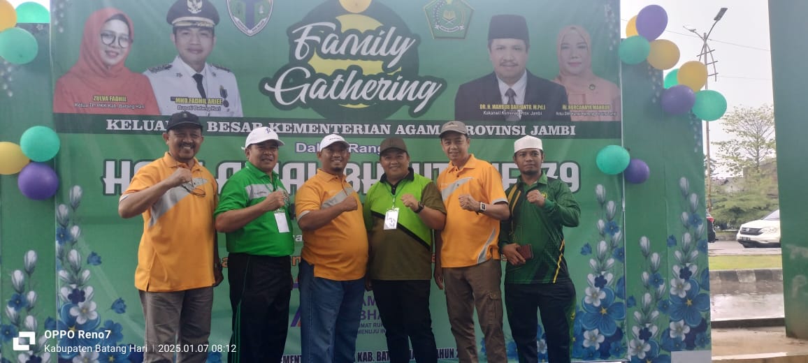 Kepala MAN 2 Tanjabtimur Ikuti Family Gethering Kanwil Kemenag Jambi