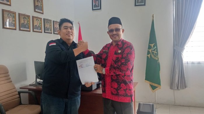 Kepala MAN 2 Tanjabtimur Jalin Kerja Sama dengan Kacabjari Nipah Panjang