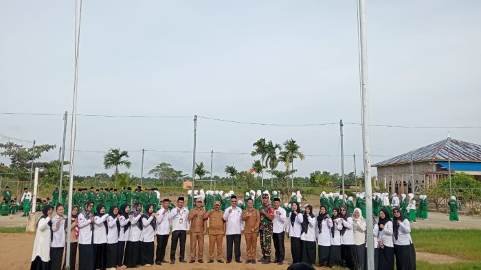 Sinergi Jaga Kondusifitas, Forkopimcam Nipah Panjang Sambangi MAN 2 Tanjung Jabung Timur